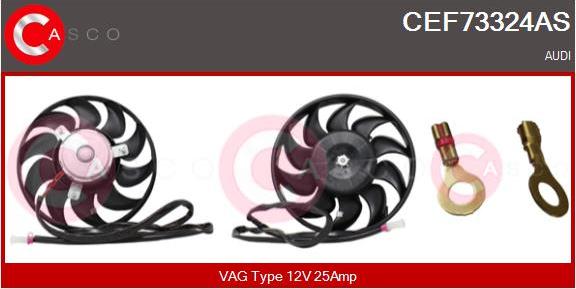 Casco CEF73324AS - Ventola, Raffreddamento motore www.autoricambi360.it
