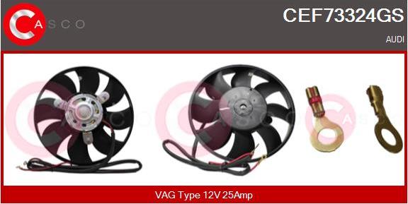 Casco CEF73324GS - Ventola, Raffreddamento motore www.autoricambi360.it