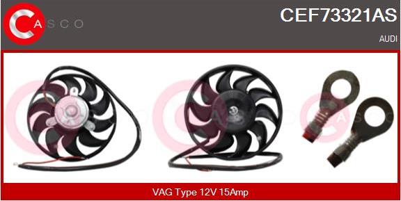 Casco CEF73321AS - Ventola, Raffreddamento motore www.autoricambi360.it