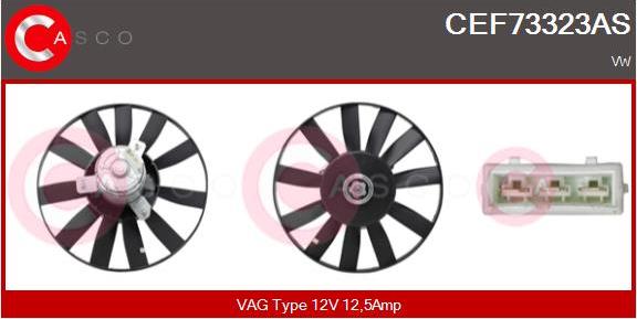 Casco CEF73323AS - Ventola, Raffreddamento motore www.autoricambi360.it
