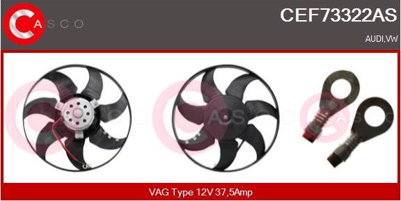 Casco CEF73322AS - Ventola, Raffreddamento motore www.autoricambi360.it