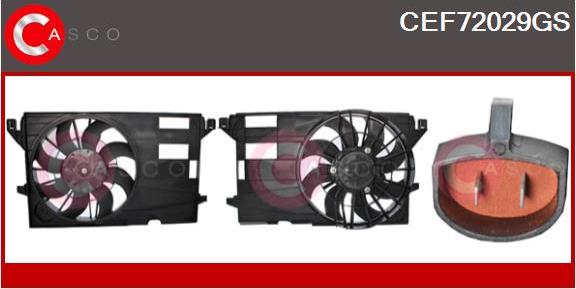Casco CEF72029GS - Elettromotore, Ventola radiatore www.autoricambi360.it