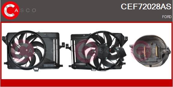 Casco CEF72028AS - Elettromotore, Ventola radiatore www.autoricambi360.it