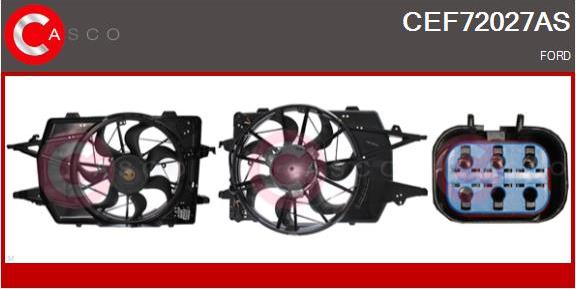 Casco CEF72027AS - Elettromotore, Ventola radiatore www.autoricambi360.it