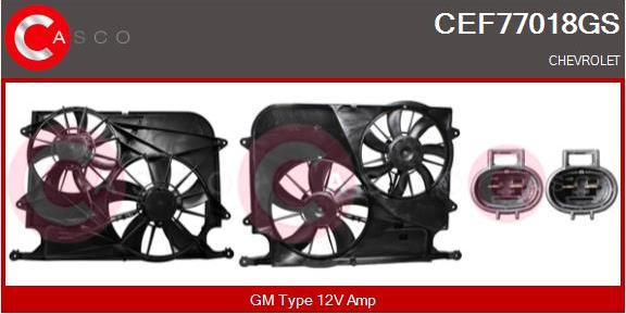 Casco CEF77018GS - Elettromotore, Ventola radiatore www.autoricambi360.it