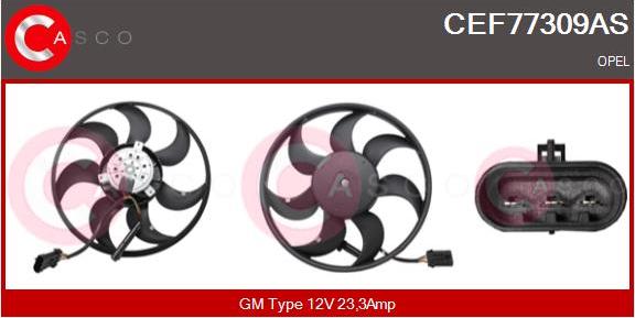 Casco CEF77309AS - Ventola, Raffreddamento motore www.autoricambi360.it