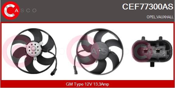 Casco CEF77300AS - Ventola, Raffreddamento motore www.autoricambi360.it