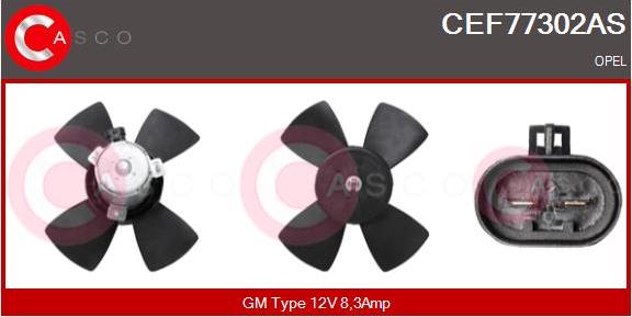 Casco CEF77302AS - Ventola, Raffreddamento motore www.autoricambi360.it