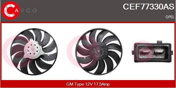 Casco CEF77330AS - Ventola, Raffreddamento motore www.autoricambi360.it