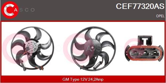 Casco CEF77320AS - Ventola, Raffreddamento motore www.autoricambi360.it