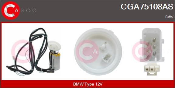 Casco CGA75108AS - Gruppo alimentazione carburante www.autoricambi360.it