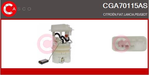 Casco CGA70115AS - Gruppo alimentazione carburante www.autoricambi360.it