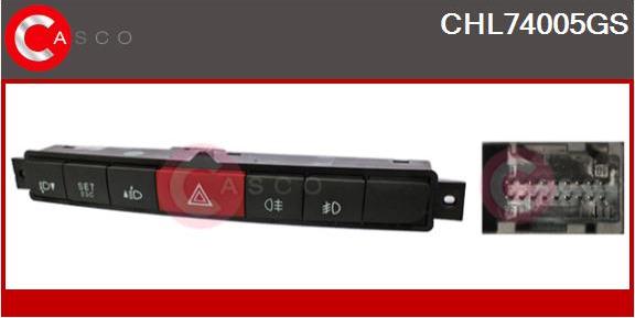 Casco CHL74005GS - Interruttore, Lampeggiatore d'emergenza www.autoricambi360.it