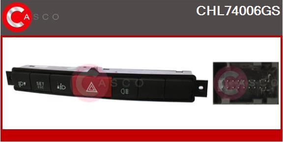 Casco CHL74006GS - Interruttore, Lampeggiatore d'emergenza www.autoricambi360.it