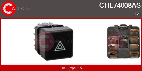 Casco CHL74008AS - Interruttore, Lampeggiatore d'emergenza www.autoricambi360.it