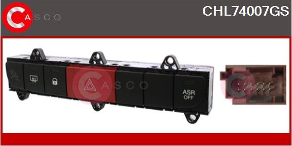 Casco CHL74007GS - Interruttore, Lampeggiatore d'emergenza www.autoricambi360.it