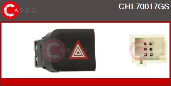 Casco CHL70017GS - Interruttore, Lampeggiatore d'emergenza www.autoricambi360.it