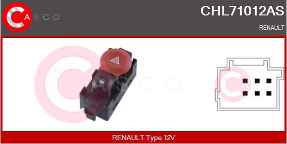 Casco CHL71012AS - Interruttore, Lampeggiatore d'emergenza www.autoricambi360.it