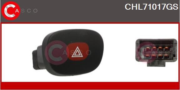 Casco CHL71017GS - Interruttore, Lampeggiatore d'emergenza www.autoricambi360.it