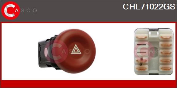 Casco CHL71022GS - Interruttore, Lampeggiatore d'emergenza www.autoricambi360.it
