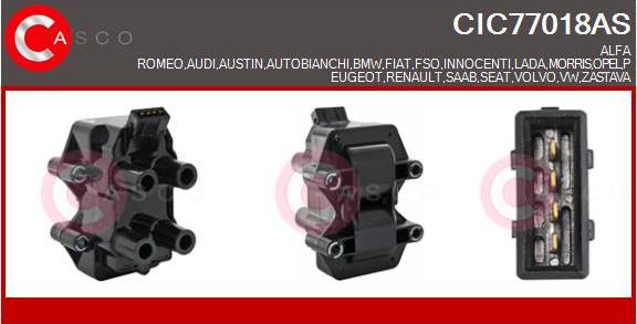 Casco CIC77018AS - Bobina d'accensione www.autoricambi360.it