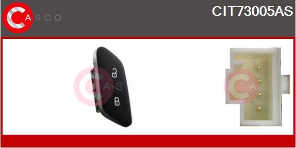 Casco CIT73005AS - Comando, Blocca porta www.autoricambi360.it