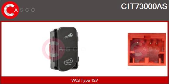 Casco CIT73000AS - Comando, Blocca porta www.autoricambi360.it