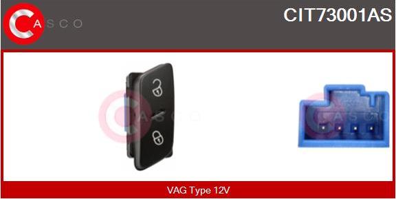 Casco CIT73001AS - Comando, Blocca porta www.autoricambi360.it