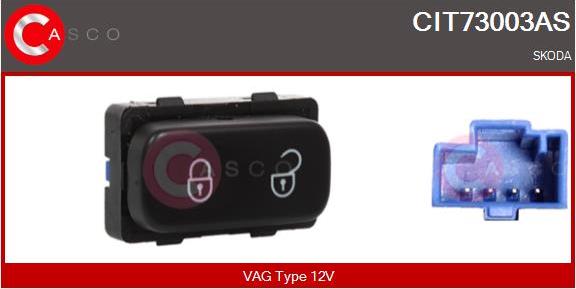 Casco CIT73003AS - Comando, Blocca porta www.autoricambi360.it