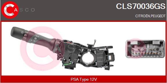 Casco CLS70036GS - Leva devio guida www.autoricambi360.it