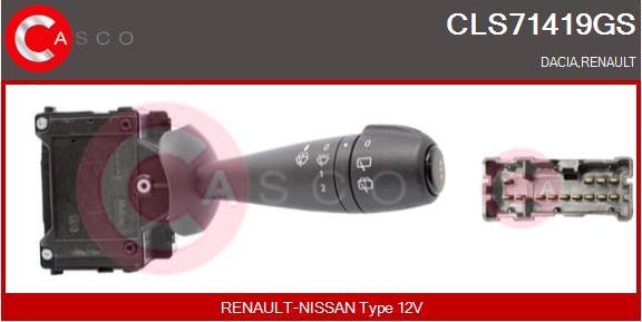 Casco CLS71419GS - Leva devio guida www.autoricambi360.it