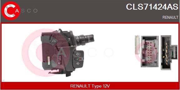 Casco CLS71424AS - Leva devio guida www.autoricambi360.it