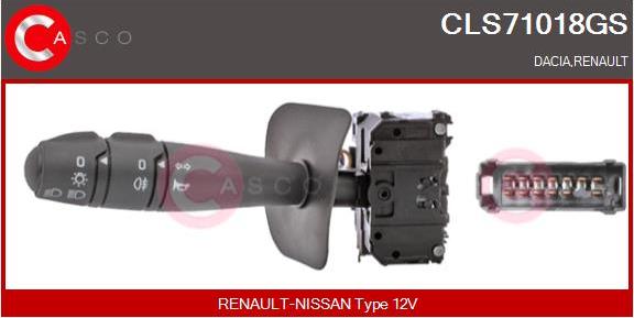 Casco CLS71018GS - Leva devio guida www.autoricambi360.it