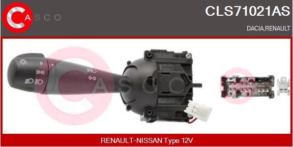 Casco CLS71021AS - Leva devio guida www.autoricambi360.it