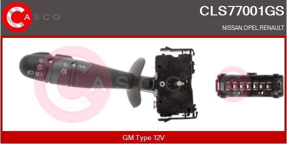 Casco CLS77001GS - Leva devio guida www.autoricambi360.it