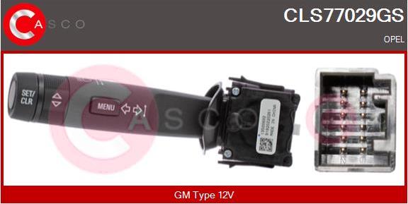 Casco CLS77029GS - Interruttore lampeggiatore www.autoricambi360.it