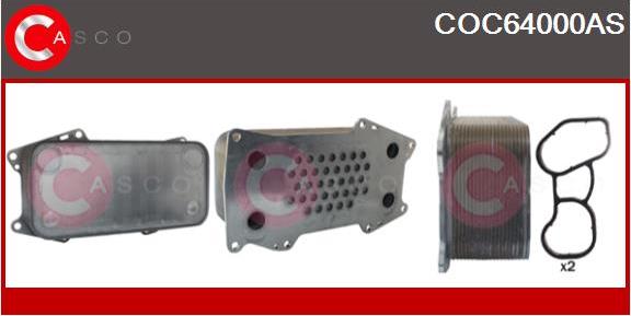 Casco COC64000AS - Radiatore olio, Olio motore www.autoricambi360.it