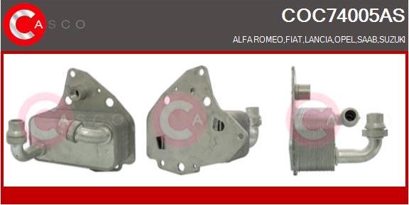 Casco COC74005AS - Radiatore olio, Olio motore www.autoricambi360.it