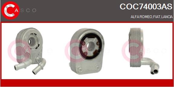 Casco COC74003AS - Radiatore olio, Olio motore www.autoricambi360.it