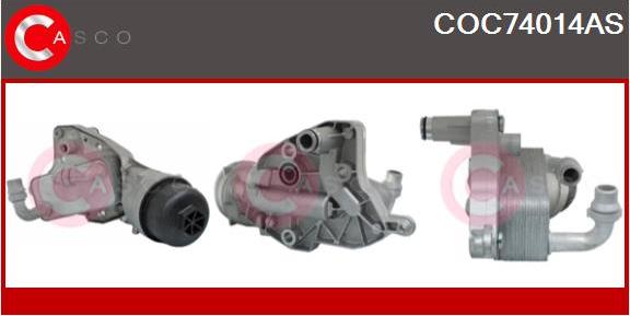 Casco COC74014AS - Radiatore olio, Olio motore www.autoricambi360.it