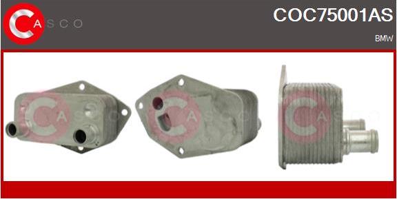 Casco COC75001AS - Radiatore olio, Olio motore www.autoricambi360.it