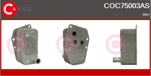 Casco COC75003AS - Radiatore olio, Olio motore www.autoricambi360.it