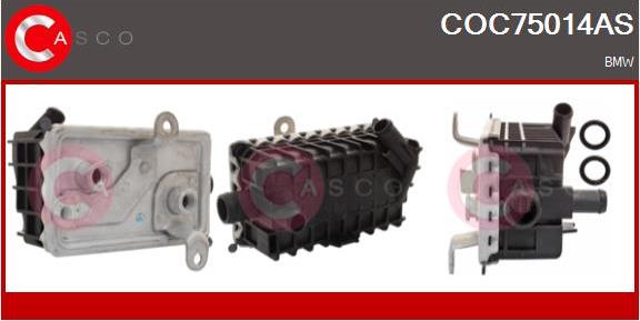 Casco COC75014AS - Radiatore olio, Olio motore www.autoricambi360.it