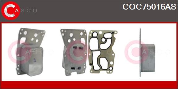Casco COC75016AS - Radiatore olio, Olio motore www.autoricambi360.it