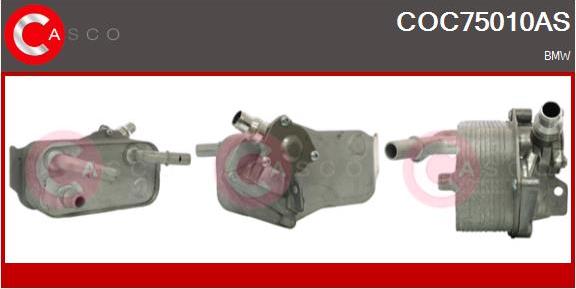 Casco COC75010AS - Radiatore olio, Olio motore www.autoricambi360.it
