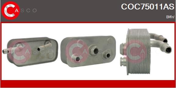 Casco COC75011AS - Radiatore olio, Olio motore www.autoricambi360.it