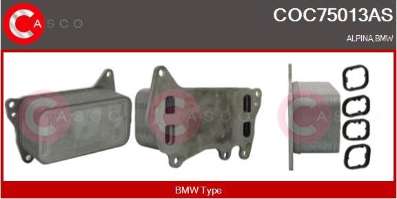 Casco COC75013AS - Radiatore olio, Olio motore www.autoricambi360.it