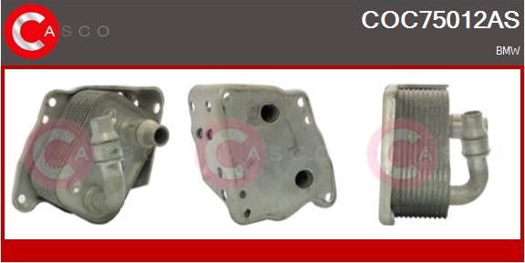 Casco COC75012AS - Radiatore olio, Olio motore www.autoricambi360.it