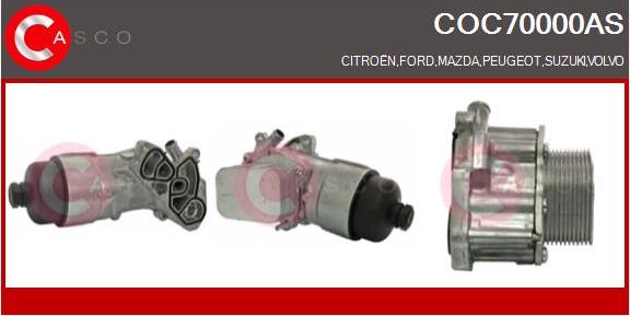 Casco COC70000AS - Radiatore olio, Olio motore www.autoricambi360.it