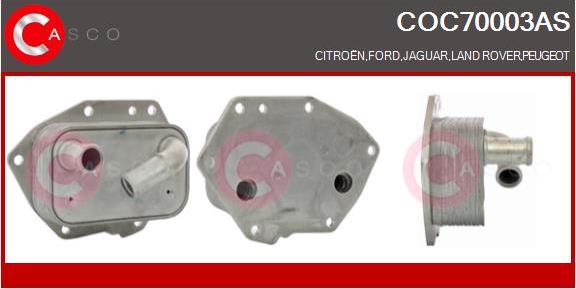 Casco COC70003AS - Radiatore olio, Olio motore www.autoricambi360.it